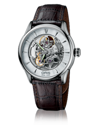 Oris Artelier  Automatic Men's Watch, Stainless Steel, Skeleton Dial, 734-7591-4051-07-5-21-70FC
