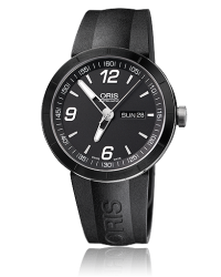 Oris TT1  Automatic Men's Watch, Stainless Steel, Black Dial, 735-7651-4174-07-4-25-06