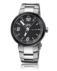 Oris TT1  Automatic Men's Watch, Stainless Steel, Black Dial, 735-7651-4174-07-8-25-10