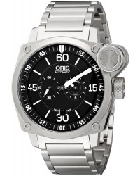 Oris BC4  Automatic Men's Watch, Stainless Steel, Black Dial, 749-7632-4194-MB