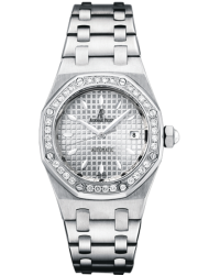 Audemars Piguet Royal Oak  Automatic Women's Watch, Stainless Steel, Silver Dial, 77321ST.ZZ.1230ST.01