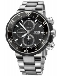Oris Pro Diver  Automatic Men's Watch, Stainless Steel, Black Dial, 774-7683-7154-Set