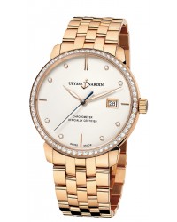 Ulysse Nardin Classical  Automatic Men's Watch, 18K Rose Gold, Ivory Dial, 8156-111B-8/991