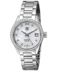 Tag Heuer Carrera  Automatic Women's Watch, Stainless Steel, Mother Of Pearl Dial, WAR2415.BA0770