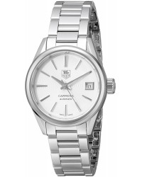 Tag Heuer Carrera  Automatic Women's Watch, Stainless Steel, Silver Dial, WAR2416.BA0770