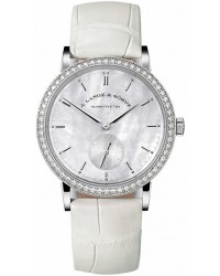 A. Lange & Sohne Saxonia  Automatic Women's Watch, 18K White Gold, Mother Of Pearl Dial, 840.029