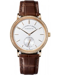 A. Lange & Sohne Saxonia  Automatic Women's Watch, 18K Rose Gold, Silver Dial, 842.032