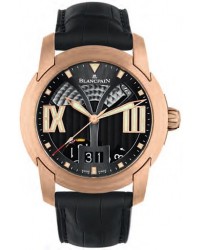 Blancpain L-Evolution  Automatic Men's Watch, 18K Rose Gold, Black Dial, 8850-36B30-53B