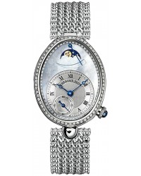 Breguet Reine De Naples  Automatic Women's Watch, 18K White Gold, Mother Of Pearl & Diamonds Dial, 8908BB/52/J20.D000