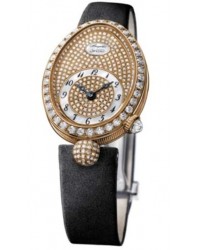 Breguet Reine De Naples  Automatic Women's Watch, 18K Rose Gold, Diamond Pave Dial, 8928BR/8D/844.DD0D
