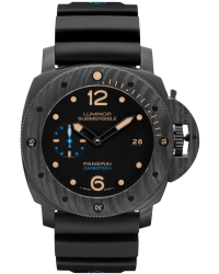 Panerai Luminor Submersible 1950  Automatic Certified Men's Watch, Carbon, Black Dial, PAM00616
