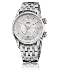 Oris Artelier  Automatic Men's Watch, Stainless Steel, Silver Dial, 908-7607-4091-Set-MB