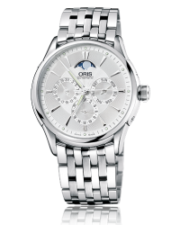 Oris Artelier  Automatic Men's Watch, Stainless Steel, Silver Dial, 581-7592-4091-07-8-21-73