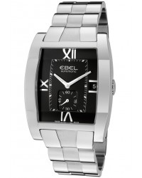 Ebel   Automatic Men's Watch, Stainless Steel, Black Dial, 9127J40/5486