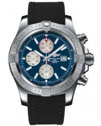 Breitling Super Avenger II  Automatic Men's Watch, Stainless Steel, Blue Dial, A1337111.C871.104W
