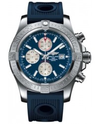Breitling Super Avenger II  Automatic Men's Watch, Stainless Steel, Blue Dial, A1337111.C871.205S