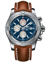 Breitling Super Avenger II  Automatic Men's Watch, Stainless Steel, Blue Dial, A1337111.C871.440X