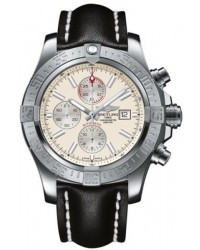 Breitling Super Avenger II  Automatic Men's Watch, Stainless Steel, Silver Dial, A1337111.G779.441X