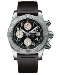 Breitling Avenger II  Automatic Men's Watch, Stainless Steel, Black Dial, A1338111.BC33.131S