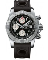 Breitling Avenger II  Automatic Men's Watch, Stainless Steel, Black Dial, A1338111.BC33.200S