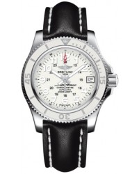 Breitling Superocean II 36  Automatic Men's Watch, Stainless Steel, White Dial, A17312D2.A775.414X