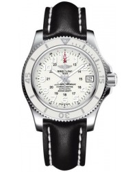 Breitling Superocean II 36  Automatic Men's Watch, Stainless Steel, White Dial, A17312D2.A775.415X