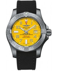 Breitling Avenger II Seawolf  Automatic Men's Watch, Stainless Steel, Yellow Dial, A1733110.I519.103W