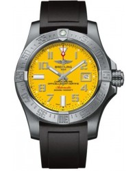 Breitling Avenger II Seawolf  Automatic Men's Watch, Stainless Steel, Yellow Dial, A1733110.I519.131S