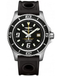 Breitling Superocean 44  Automatic Men's Watch, Stainless Steel, Black Dial, A1739102.BA78.200S