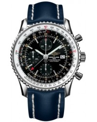 Breitling Navitimer World  Automatic Men's Watch, Stainless Steel, Black Dial, A2432212.B726.102X