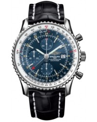 Breitling Navitimer World  Automatic Men's Watch, Stainless Steel, Blue Dial, A2432212.C651.761P