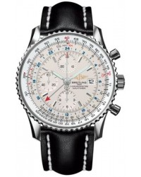 Breitling Navitimer World  Automatic Men's Watch, Stainless Steel, White Dial, A2432212.G571.441X