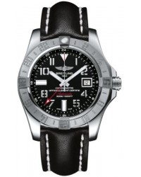 Breitling Avenger II GMT  Automatic Men's Watch, Stainless Steel, Black Dial, A3239011.BC34.436X