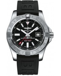 Breitling Avenger II GMT  Automatic Men's Watch, Stainless Steel, Black Dial, A3239011.BC35.152S