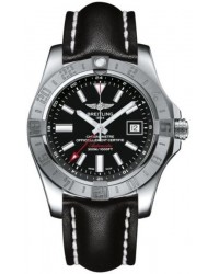 Breitling Avenger II GMT  Automatic Men's Watch, Stainless Steel, Black Dial, A3239011.BC35.436X