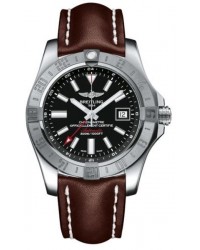Breitling Avenger II GMT  Automatic Men's Watch, Stainless Steel, Black Dial, A3239011.BC35.438X