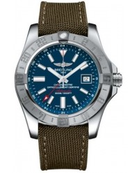 Breitling Avenger II GMT  Automatic Men's Watch, Stainless Steel, Blue Dial, A3239011.C872.106W