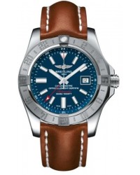 Breitling Avenger II GMT  Automatic Men's Watch, Stainless Steel, Blue Dial, A3239011.C872.433X