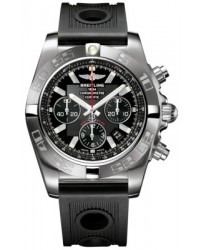 Breitling Chronomat 44  Chronograph Automatic Men's Watch, Stainless Steel, Black Dial, AB011010.BB08.200S