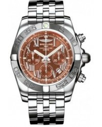 Breitling Chronomat 44  Automatic Men's Watch, Stainless Steel, Brown Dial, AB011011.Q566.375A