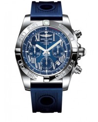 Breitling Chronomat 44  Chronograph Automatic Men's Watch, Stainless Steel, Blue Dial, AB011012.C783.211S