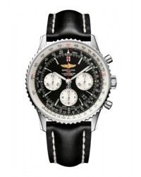 Breitling Navitimer 01  Chronograph Automatic Men's Watch, Stainless Steel, Black Dial, AB012012.BB01.435X