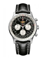 Breitling Navitimer 01  Chronograph Automatic Men's Watch, Stainless Steel, Black Dial, AB012012.BB01.744P