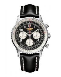 Breitling Navitimer 01  Chronograph Automatic Men's Watch, Stainless Steel, Black Dial, AB012012.BB02.435X