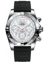 Breitling Chronomat 41  Automatic Men's Watch, Stainless Steel, White Dial, AB014012.A747.150S