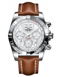 Breitling Chronomat 41  Automatic Men's Watch, Stainless Steel, White Dial, AB014012.A747.425X