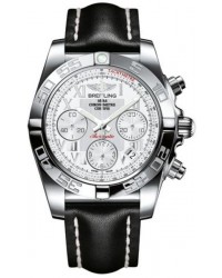 Breitling Chronomat 41  Automatic Men's Watch, Stainless Steel, White Dial, AB014012.A747.428X