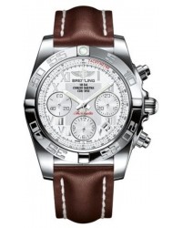 Breitling Chronomat 41  Automatic Men's Watch, Stainless Steel, White Dial, AB014012.A747.431X