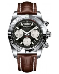 Breitling Chronomat 41  Automatic Men's Watch, Stainless Steel, Black Dial, AB014012.BA52.725P
