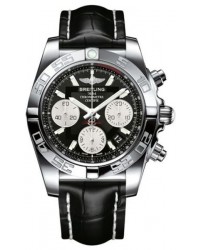 Breitling Chronomat 41  Automatic Men's Watch, Stainless Steel, Black Dial, AB014012.BA52.729P